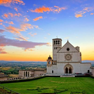 Basilica Of St Francis Assisi Casale Santa Margherita Umbria Italy